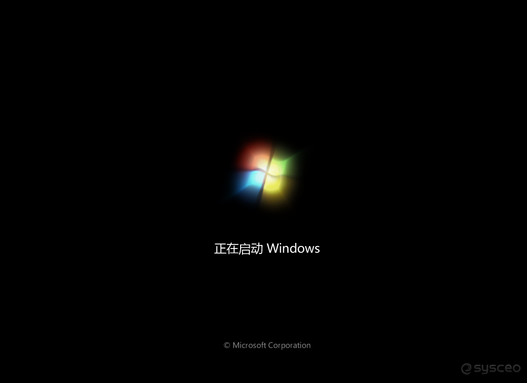 正在启动 Windows 正在启动 Windows