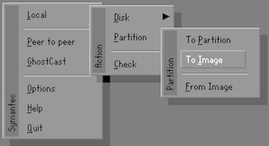 Local > Partition > To Image(备份) Local > Partition > To Image(备份)